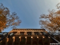 US-Headquarter Dahlem: Fassade Haus 1 im Herbstlicht